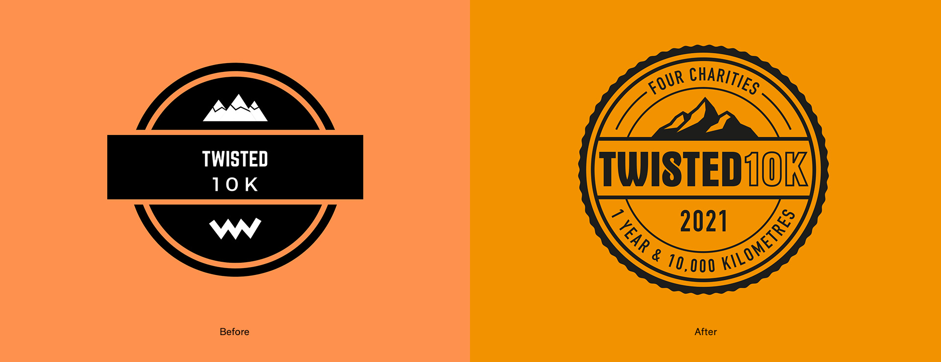 Twisted 10k logo development v2