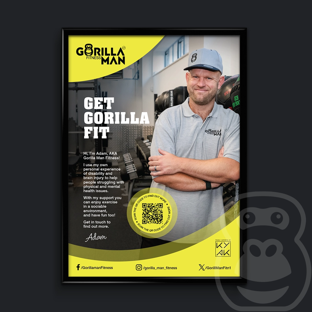 Gorilla Man Fitness poster