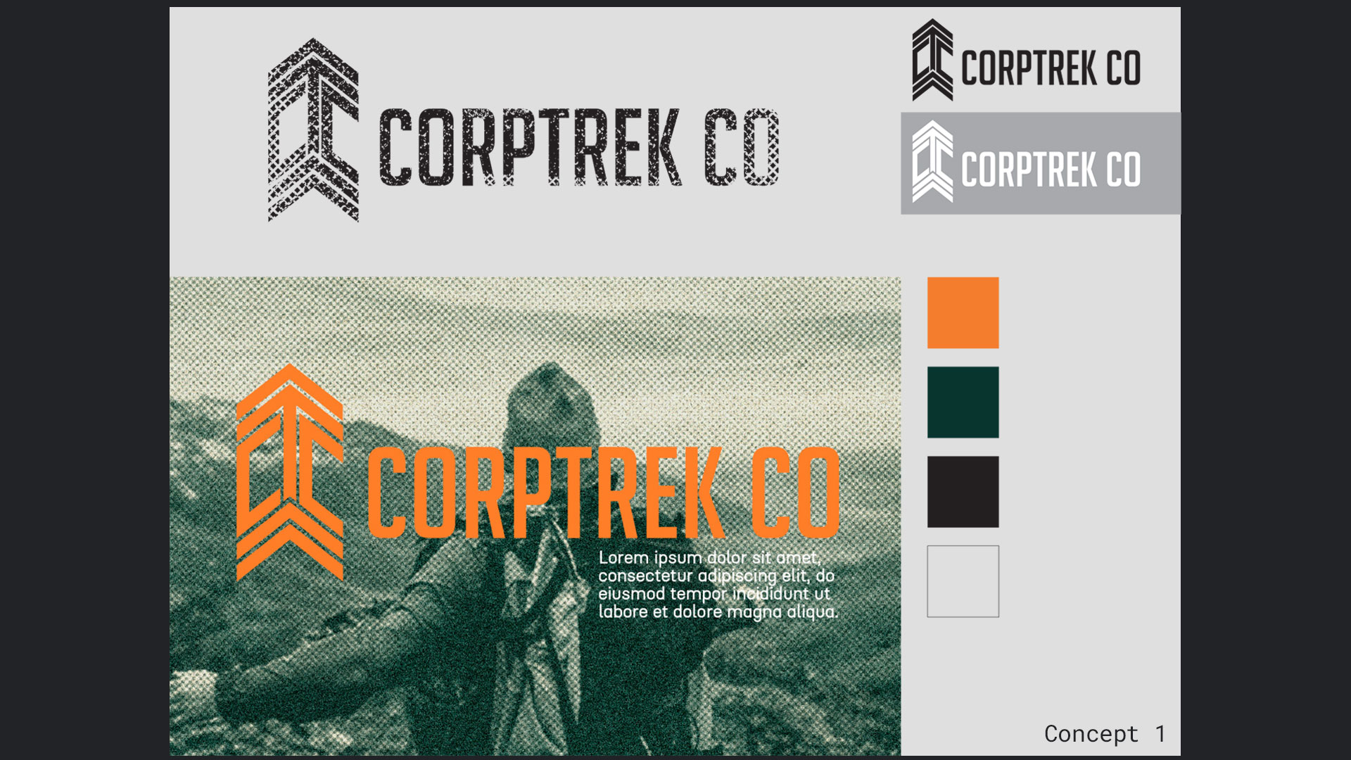 Corporate Trekking Company brand concept 1