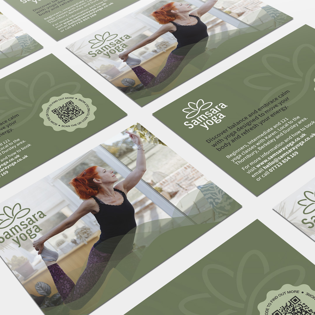 Samsara Yoga postcard