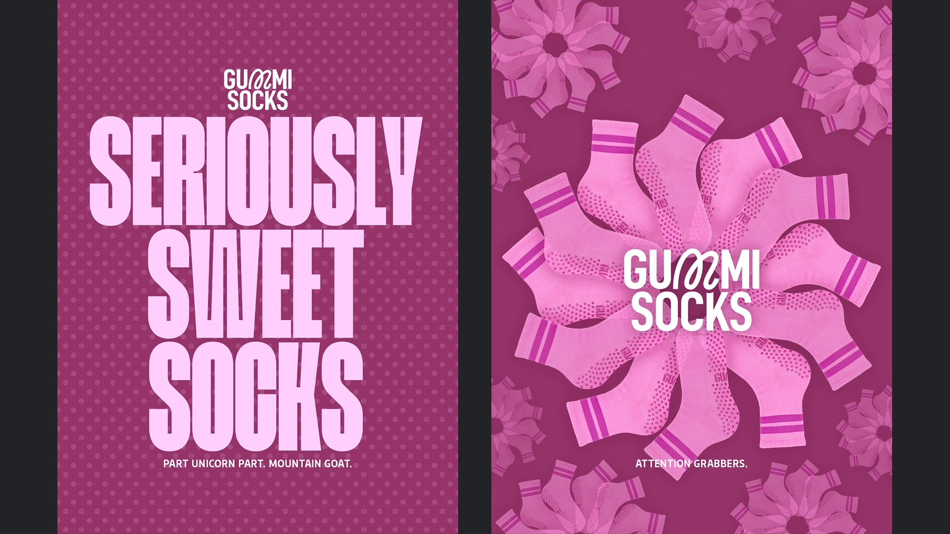 Gummi Socks text based social concepts