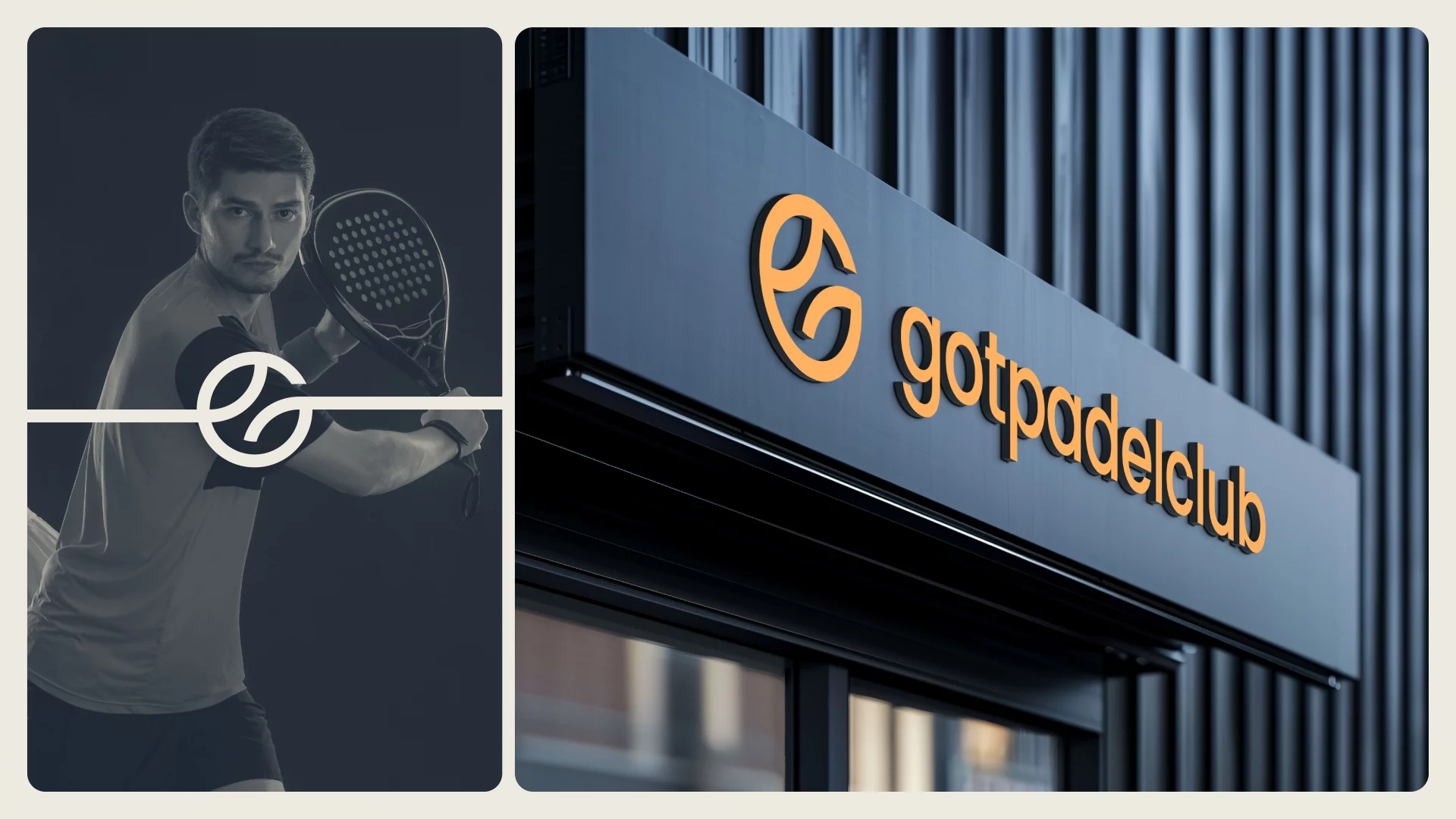 GotPadel signage mock up image