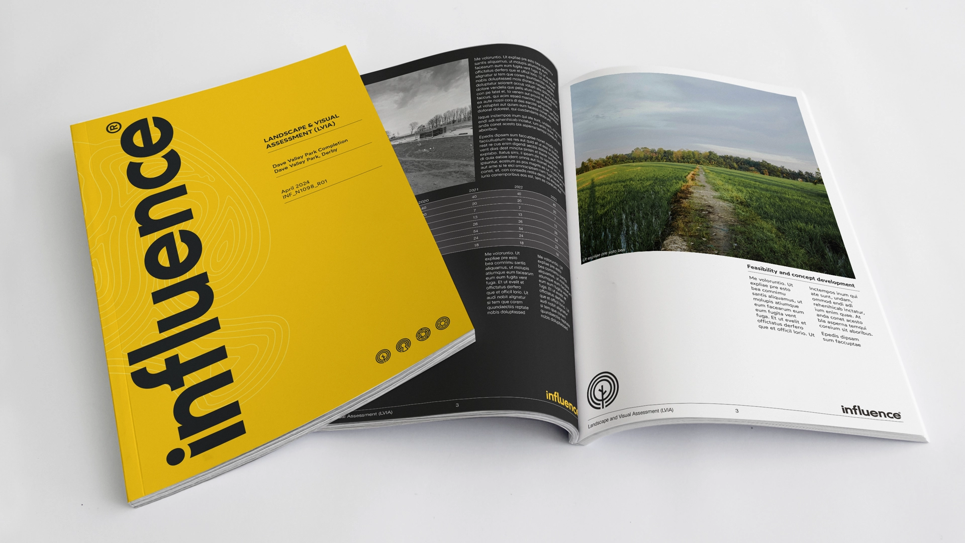 Influence branded report image