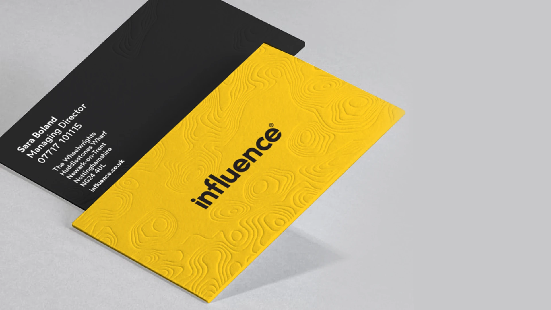 Influence business cards image